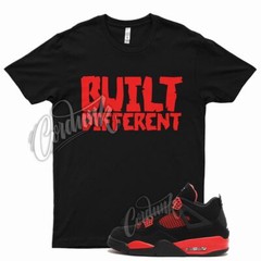 Black BUILT T Shirt for Air J1 4 Red Thunder Gym Varsity Iconic 1 14