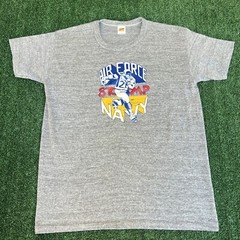 VTG T-Shirt Men Large Gray US Air Force Football Stomps Vs. US Naval Academy 70s