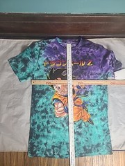 Dragon Ball Super Men’s Size Small S Tie Dye Vegeta Anime Graphic Tee T-shirt
