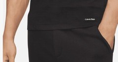 3 CALVIN KLEIN SLIM FIT BLACK WHITE CREWS S M L XL COTTON T-SHIRTS UNDERSHIRTS