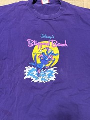 Vintage Disney Blizzard Beach T-Shirt Size XXL Purple Made In USA