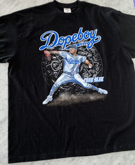 Shaka Wear T-Shirt 3XL New Street Wear LA Dodgers Dopeboy True Blue New