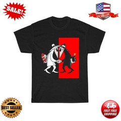 Spy Vs Spy Cartoon Men’s Black Size S-5XL