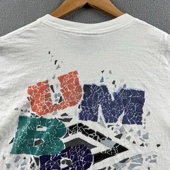 Vintage 90s Umbro Sand Soccer Shirt Mens Large White Single Stitch Distressed