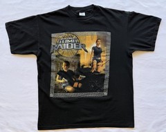 Vintage 2001 Lara Croft Tomb Raider Movie T Shirt XL Blue Grape USA