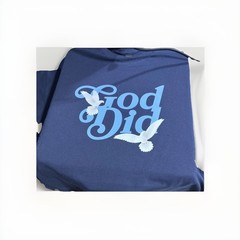 Black/White/Blue T-Shirts with designs, Packed in all sizes (S/M/L/XL/2XL