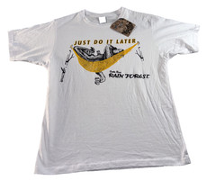 Costa Rica Men’s Shirt Large Monkey Rain Forest Graphic Print T-Shirt New Tags