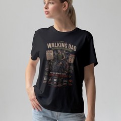 The Walking Dad Surviving Fatherhood Mens T-Shirt Zombie Parody Gift For Him