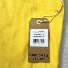Reversible Graphic T-Shirt | “Whatever” Yellow “Life Sucks” Skull Cream Large