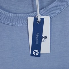 MARINE LAYER Shirt Mens Large Blue Pullover Crew Signature Sea Change Re-Spun