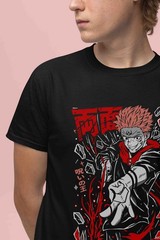 Jujutsu Kaisen Shirt Sukuna T-Shirt Gojo Itadori Megumi Top JJK Anime Unisex Tee