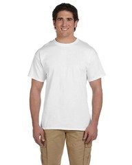 Hanes Adult 5.2 oz. 50/50 Ecosmart 100% Cotton Smooth Hand T-Shirt 5170 S-4XL