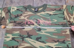 Vintage 90s Rothco XL “I Was Issued” Army Woodland Pink Camo T Shirt