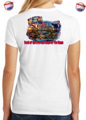 Vintage Looking Land of the Free Home of the Brave USA Florida T-Shirts Sm-2XL