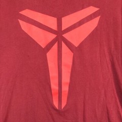 Nike Dri Fit Men’s T Shirt Red Size L PolyCotton Triangle Logo