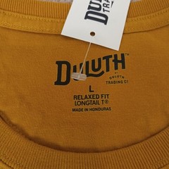 NWT! DULUTH Trading Men’s Yellow Mustard Cotton Short Sleeve Tee Shirt Casual L