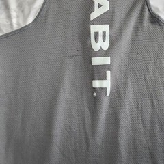 Habit Fishing Solar Factor Shirt Men’s XL Gray White Realtree Performance 40+