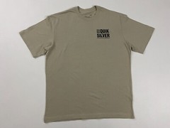 Quiksilver Beige Adult Casual Men’s Outdoors Graphic T Shirt Size Medium