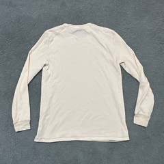 DIXXON Flannel Cream Soft Waffle Knit Long Sleeve Thermal Shirt Mens L