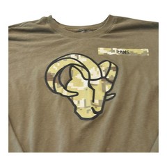 Nike NFL Rams Men Size Small On Field Apparel Long Sleeve Dri-Fit T Shirt Olive