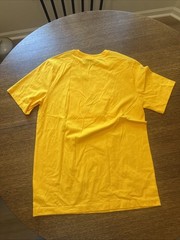 Vintage Jordan & Nike T Shirts Men Medium White Black Yellow Jumpman Dri Fit