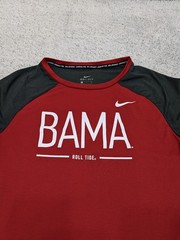 University of Alabama Crimson Tide Football Nike Dri-Fit Shirt Womens Small