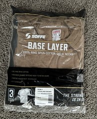 NEW Soffe Military US Navy 100% Cotton T-Shirt Undershirt 3-Pack – Coyote Brown