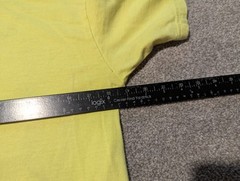Supreme Shirt Mens Medium Neon Yellow Digi Girl SS17 Digital Block Logo