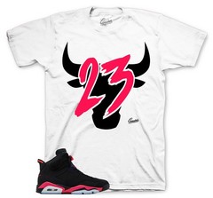 Shirts To Match Jordan 6 Infrared Salesman | Toro Sneaker Tees