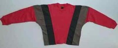 Rare Vintage Men’s Pullover by Urban Male, Long Sleeves Ribbed Cuffs & Collar