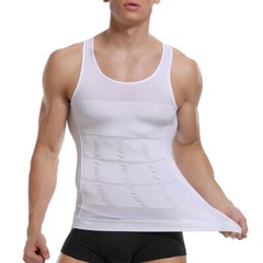 Men’s Slimming Body Shaper Belly Chest Gynecomastia T-Shirt Compression Tank Top