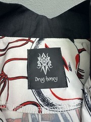 Drug Honey Zip Blouse Anime Japanese Mask Unisex SEE Measurements For Size