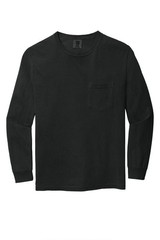 100% Cotton Comfort Colors Long Sleeve Pocket T-shirt Style 4410 Small-2X Large