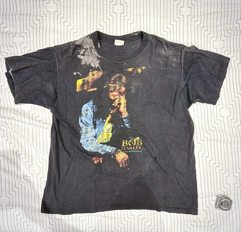Bob Marley Vintage Rap Tee Thrashed Distressed 90s