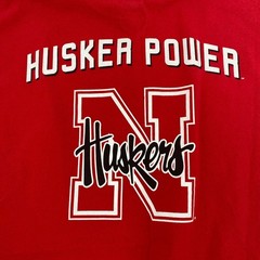 Nebraska Huskers T Shirt Mens Extra Large Red NCAA Go Big Red Power College