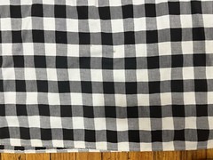 Vintage Fritzkittel Black/White Checkered Shirt Dress Maxi Women’s XL
