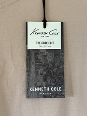 Kenneth Cole Large Knit V-Neck T-Shirt Adobe Soft $49