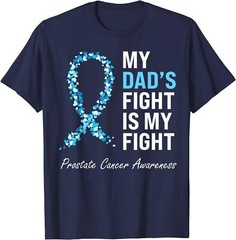 Prostate Cancer Awareness Light Ribbon Dad Survivor Unisex T-Shirt