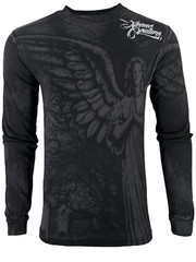 Xtreme Couture By Affliction Men’s Long Sleeve T-shirt Grave Angel S-4XL