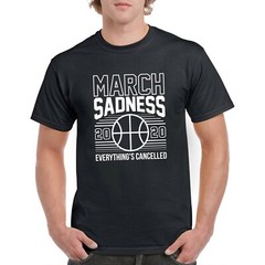 March Sadness – Sports Cancellation Basketball Parody Sarcastic T Shirt