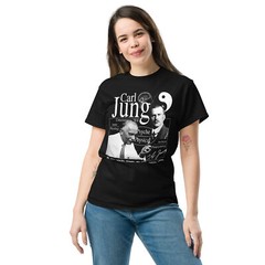 Carl Jung Inspired Abstract Psychedelic Psychology Quote T-Shirt