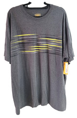 3 Foundry Crew Neck T-Shirt Men’s 2XL Short Sleeve Red Blue and Gray NWT
