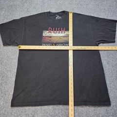 Extra Large Rush Snakes & Arrows World Tour 2007 Band Faded Black Concert Shirt