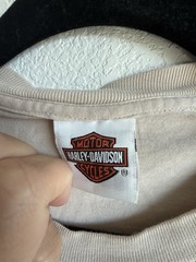 Harley-Davidson Vintage 2012 Laugermans York PA T-Shirt Size L Beige USA