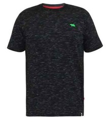 D555 Duke Big Mens Black Reno T-Shirt Embroidery 2XL 3XL 4XL 5XL 6XL (601615)