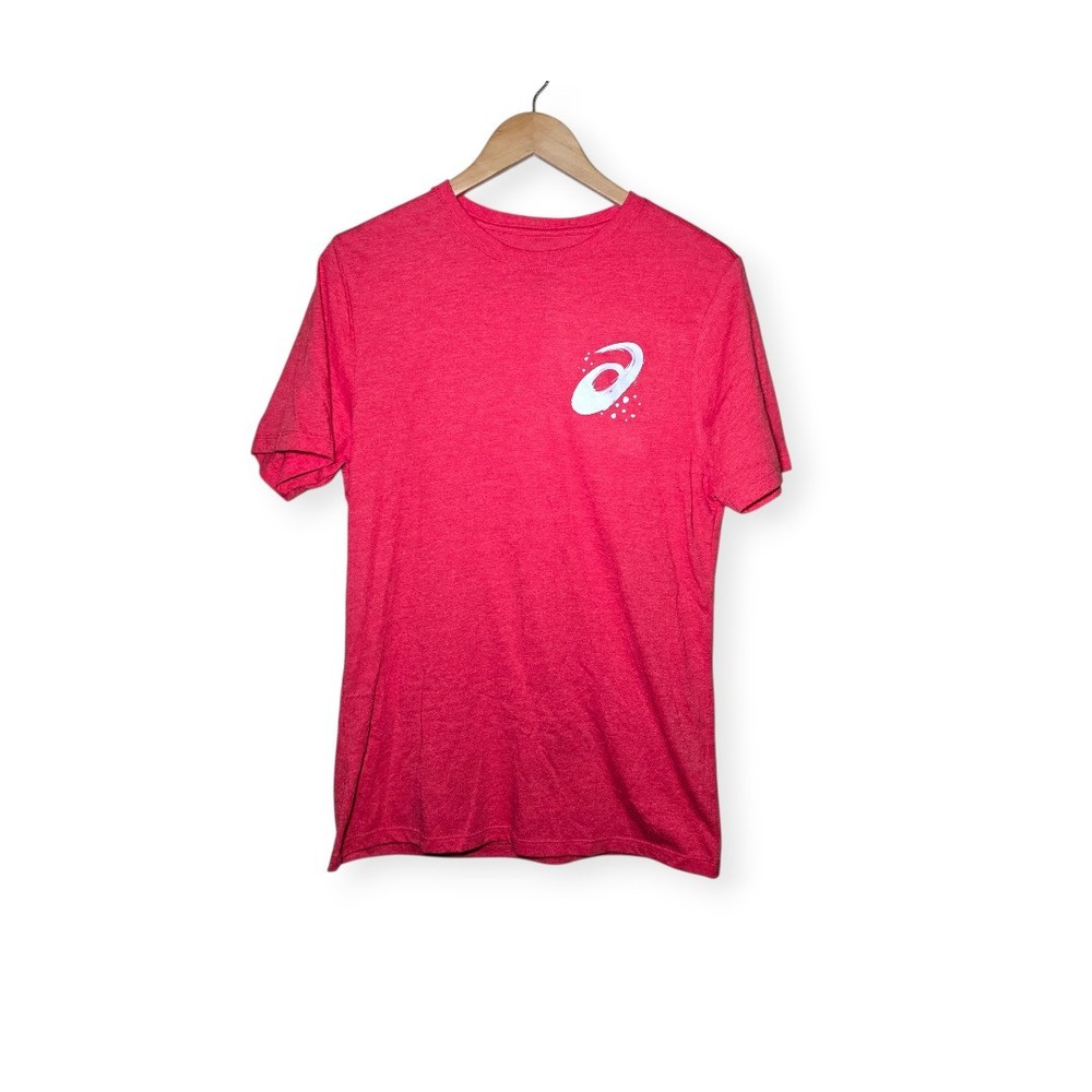 ASICS Unisex “Snow Way I’m Skipping My Run” Holiday Run Tee Classic Red Small