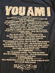 Rare You Am I Graphic Band T-Shirt Prior Convictions Tour Aussie Pop Rock Uni M