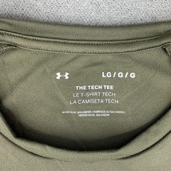 Under Armour The Tech Tee 2.0 Shirt Mens L Army Green Military Color Running NWT