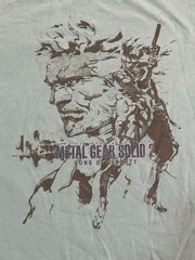 Metal Gear Archive UT MGS 2 Official T-Shirt Size S UNIQLO Solid Snake Raiden