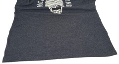WAY TO CELEBRATE HALLOWEEN Mens T-Shirt SIZE L Short Sleeve Gray Graphic Tee